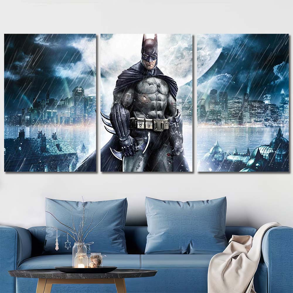 Framed Panels on Canvas Maverl Movie Super Hero Batman MV60