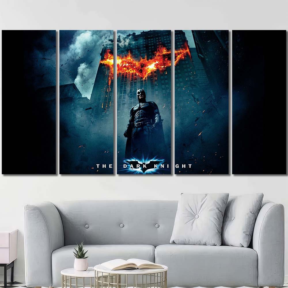 Framed Canvas Wall Art Maverl Movie Super Hero Batman MV62