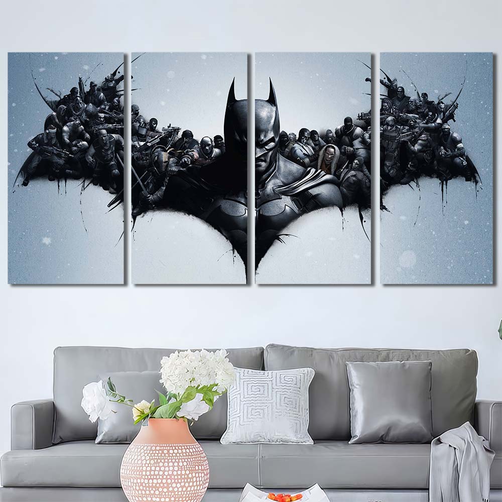 Wall Art Canvas with Frame Maverl Movie Super Hero Batman MV66
