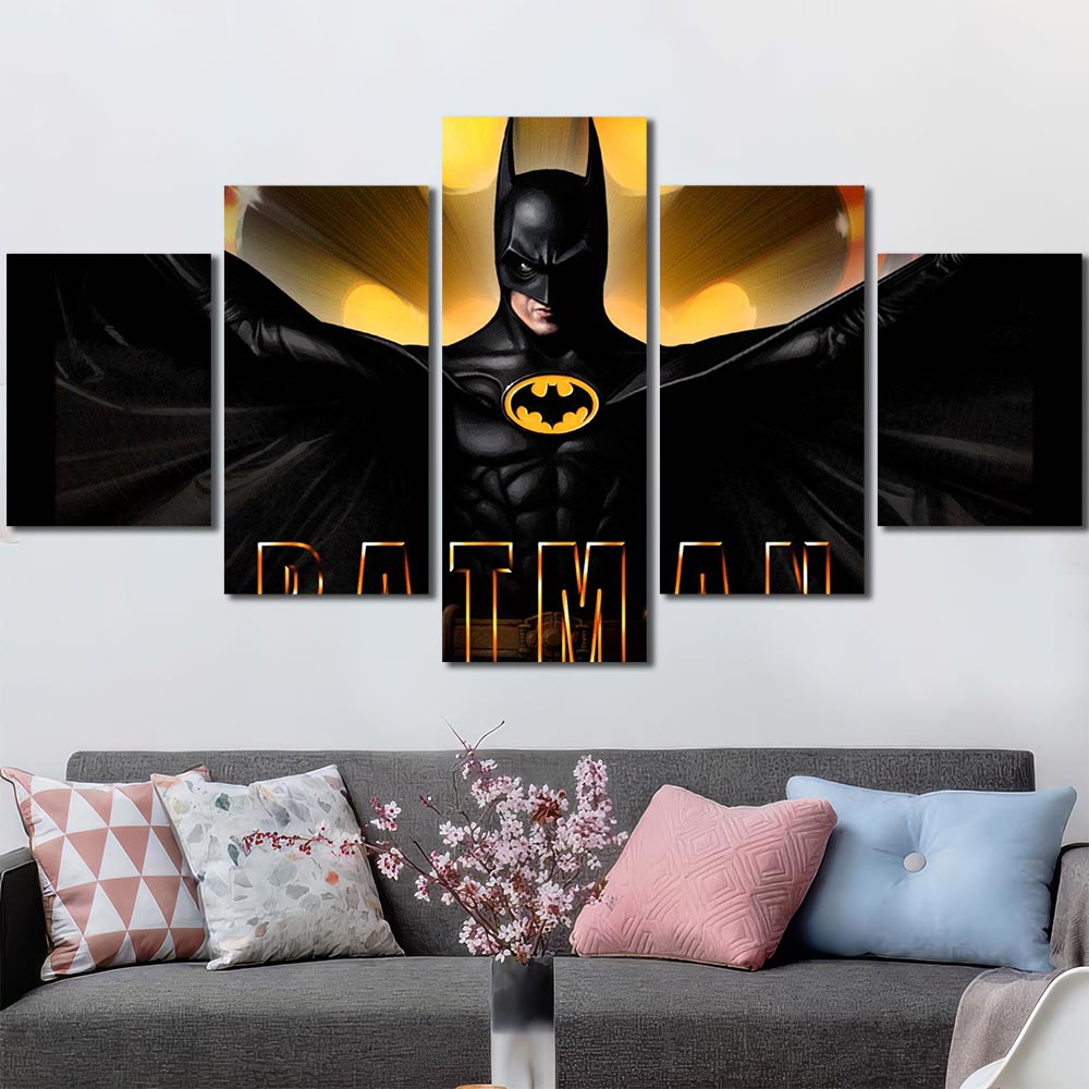 Printed Canvas Painting Maverl Movie Super Hero Batman MV72