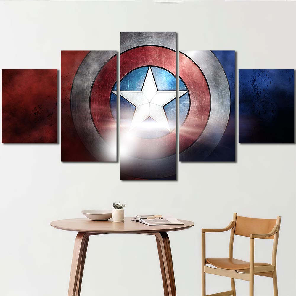 Multi Canvas Maverl Movie Super Hero CaptainAmerica MV83