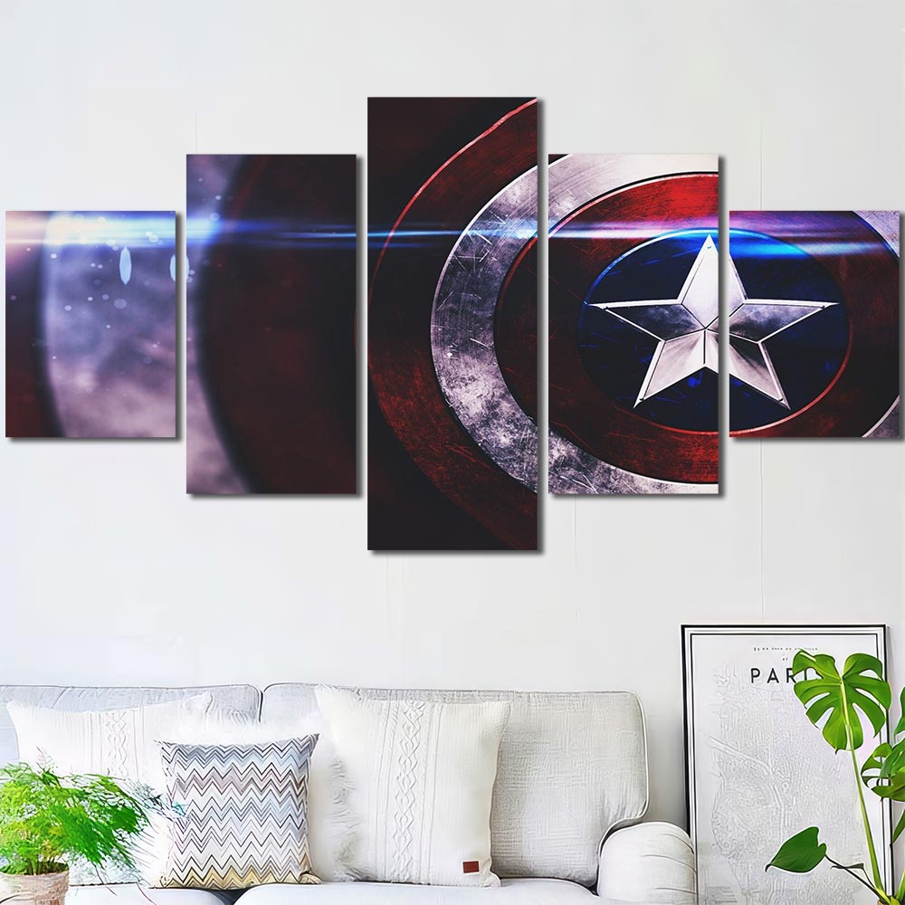 HD Canvas Prints Maverl Movie Super Hero CaptainAmerica MV85