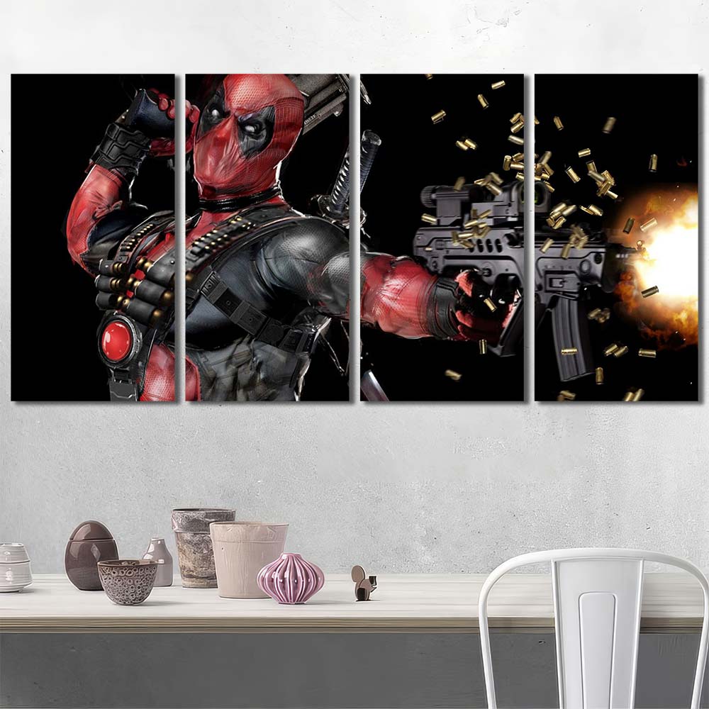 Wall Art Print Maverl Movie Super Hero Deadpool MV94