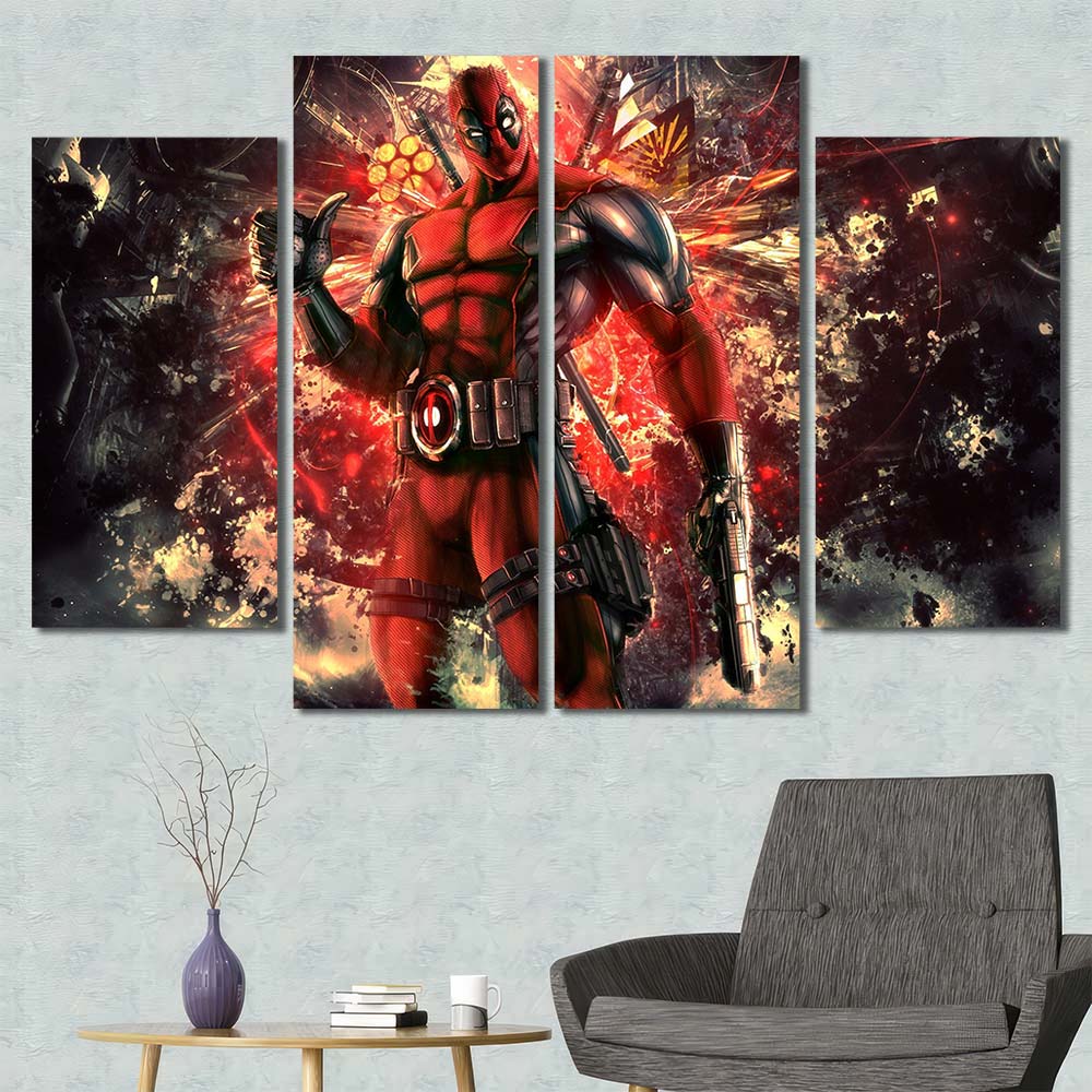 Canvas Art Maverl Movie Super Hero Deadpool MV95