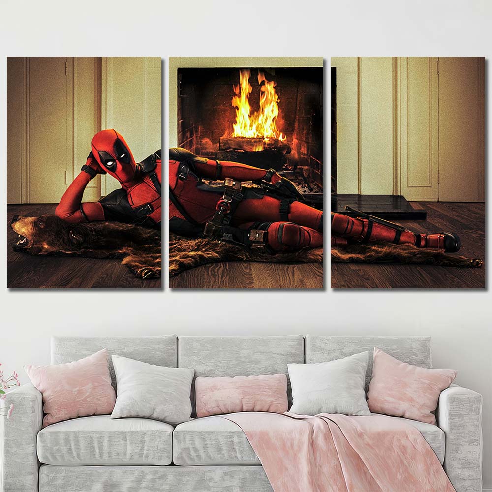 Printed Wall Art Painting Maverl Movie Super Hero Deadpool MV96
