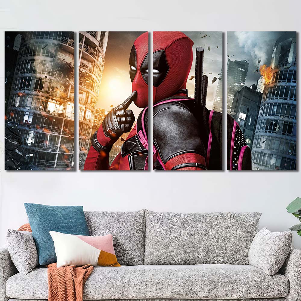 Panels Wall Art Maverl Movie Super Hero Deadpool MV97