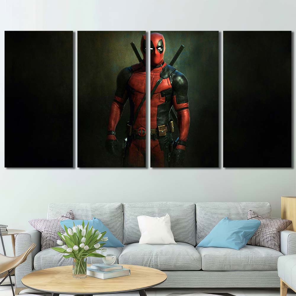 Wall Art Canvas Maverl Movie Super Hero Deadpool MV98